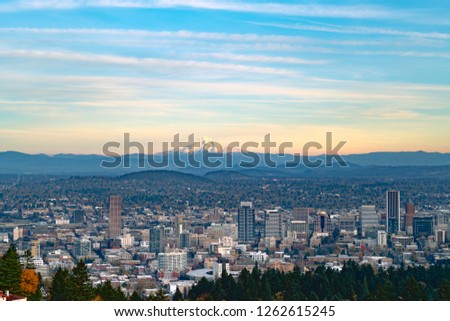 Portland Oregon Skyline