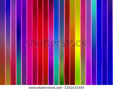 colorful parallel vertical lines background. abstract vibrant geometric rainbow pattern. modern illustration for digital media printing artwork artistic or creative concept design

