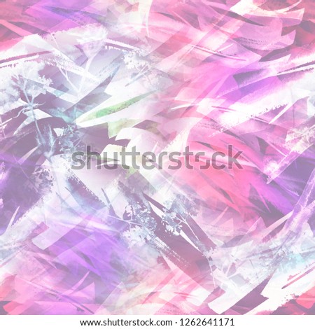Vintage seamless watercolor pattern of plants, Herbs, flowers, dried flowers, pink, blue, Violet flowers watercolor.  stylish pattern. Abstract paint splash. Trendy background.Abstract grunge texture.