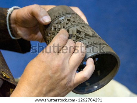 Pottery carving pattern, Engraving patterns