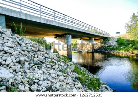 bridge over the river, beautiful photo digital picture