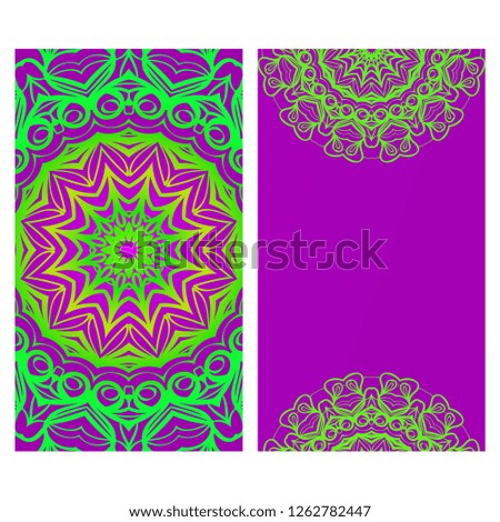 Vector Mandala Pattern for Template, Flyer or Invitation Card
