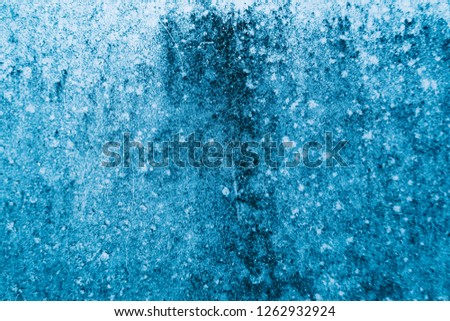 The texture of frozen glass
