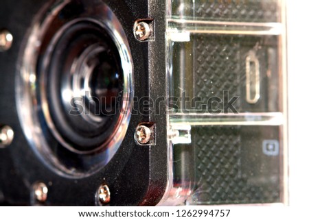 action camera in safety case