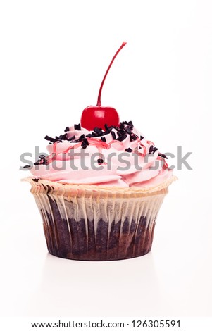 	Dessert cake isolated on white background