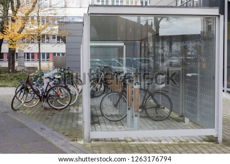 bicycle garage in Hamburg