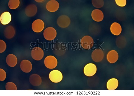 Bokeh christmas lights as abstract background