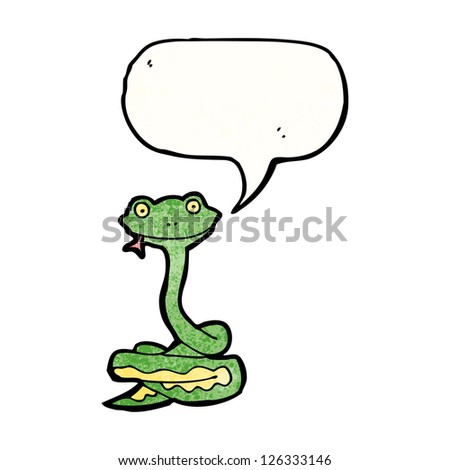 cartoon friendly snake