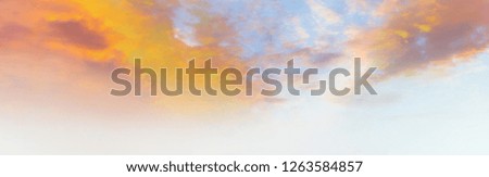 Abstract of clouds.Colorful dramatic sky with cloud.