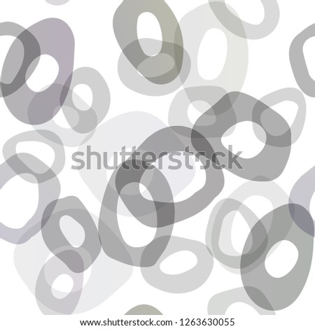 Dark Silver, Gray vector seamless backdrop with dots, spots. Modern abstract illustration with colorful water drops. Trendy design for wallpaper, fabric makers.