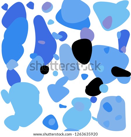 Light Pink, Blue vector seamless texture with disks. Beautiful colored illustration with blurred circles in nature style. Pattern for trendy fabric, wallpapers.