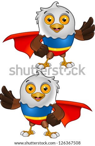 Super Bald Eagle Character - 3