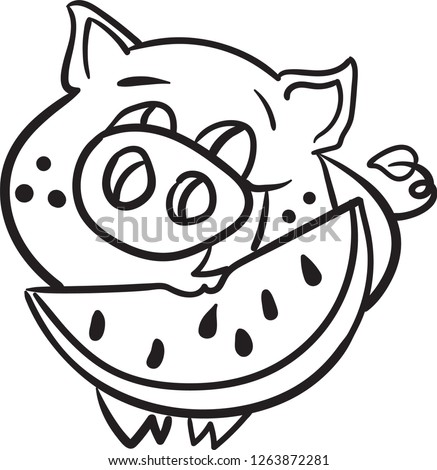 Coloring Book for Kid Pig's Holiday Edition