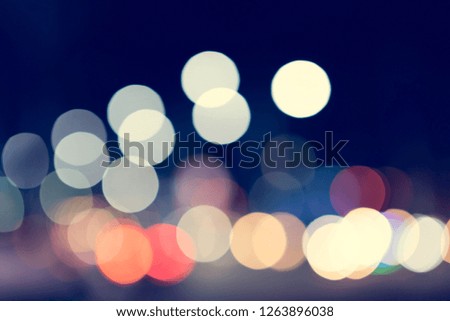 Mulit color light bokeh abstract background
