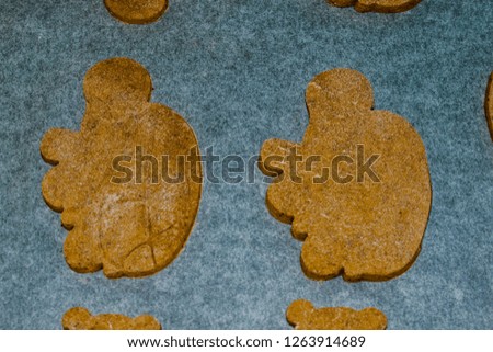 Christmas gingerbread forms