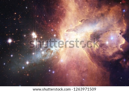 Beautiful galaxy somewhere in outer space. Elements of this image furnished by NASA.