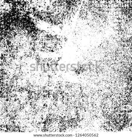 Grunge background black and white. Abstract monochrome texture. Old vintage antique surface