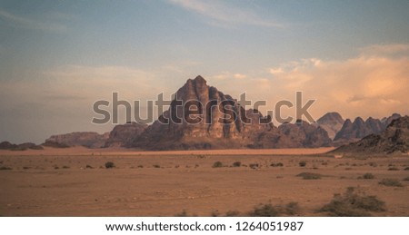 Mountains of the Wadi Rum desert, Jordan
