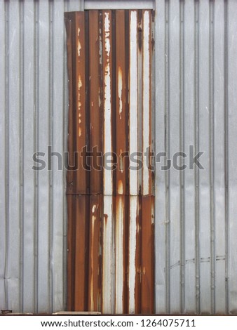 corrugated metal texture