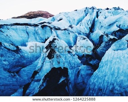 Glacier in Iceland- sólheimajökull