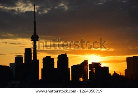 Sunset in Toronto