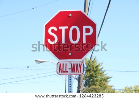 Traffic sign/ Stop sign