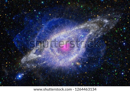 Awesome of deep space. Billions of galaxies in the universe. Elements of this image furnished by NASA.