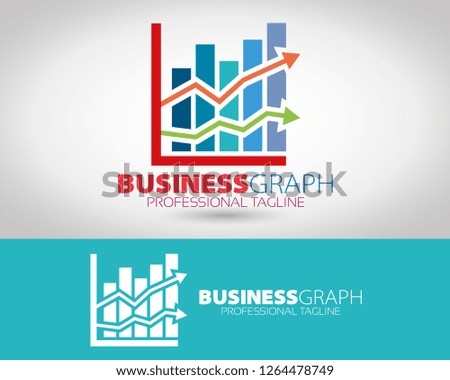 Business Graph Chart Vector Logo