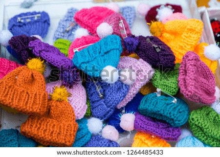 colorful winter hats