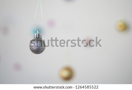 Colorful Christmas decorations