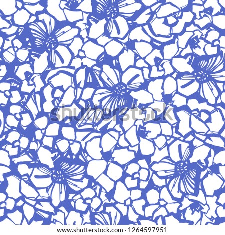 Abstract flower pattern.