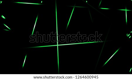 abstract vector illustration background light lines. color green