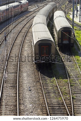 Trains on track