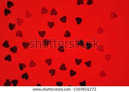 love symbol. Glitter hearts