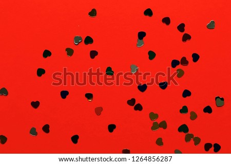 love symbol. Glitter hearts