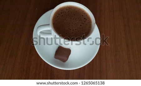 Turkish Coffee brown background
