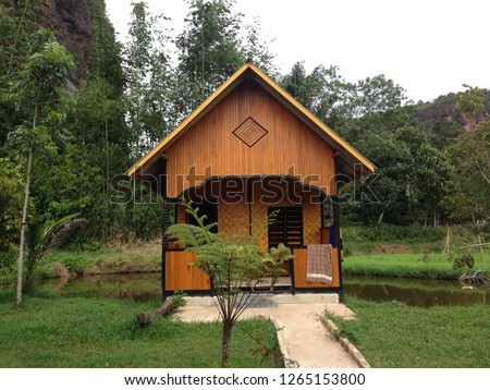 Abdi Homestay located in the Hill and Waterfall Harau Valley west sumatera indonesia, the famous and beautiful valley, Indonesia Image