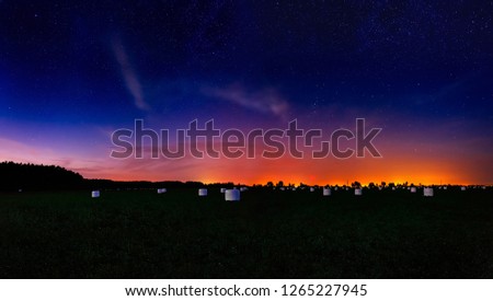 Starry sky of Belarus