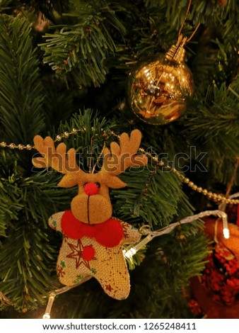 reindeer christmas ornament