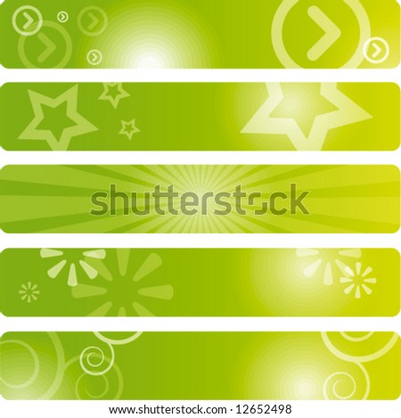 Set of banners background (350x60 pixels)