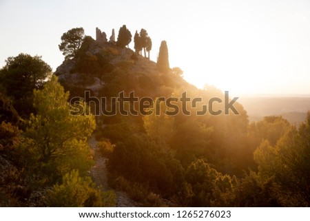 Santa barbara Peak. Horta de Sant Joan. Tarragona province. Spain