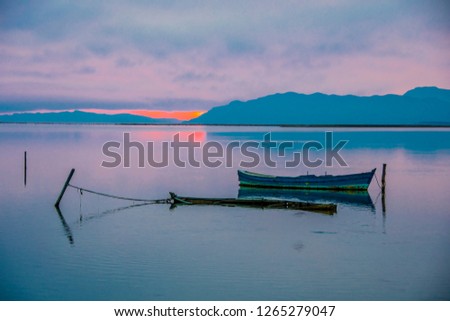 Fishing boats in the Karina Bay