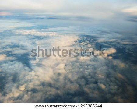 Window View of Airplane, Window View Sky...