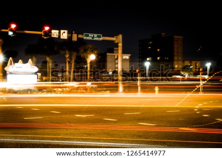 Jacksonville Beach at night