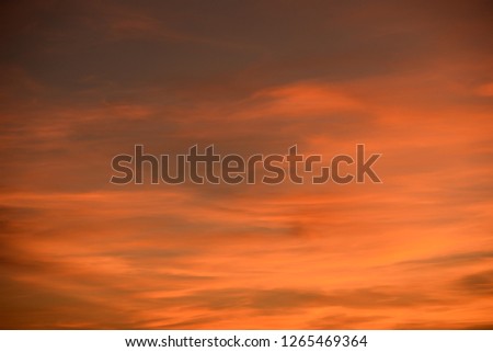 Clouds in the Spanish sky, sunset, Costa Blanca, Spain