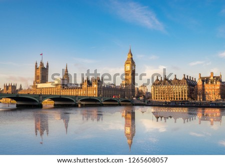 Westminster and Elizabeth Clock in London