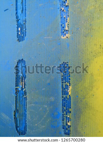 Abstract old futures board  colorful wall background 