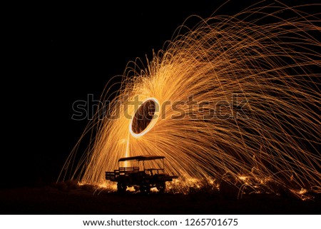 steel wool stock photo awesome reflection