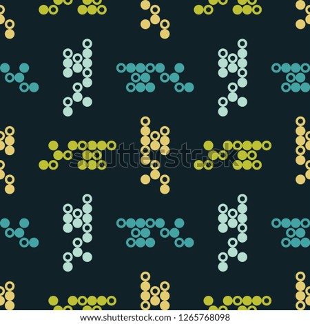 Polka dot seamless pattern. Figures from circles and rings. Geometric background. Can be used for wallpaper, textile, invitation card, web page background.