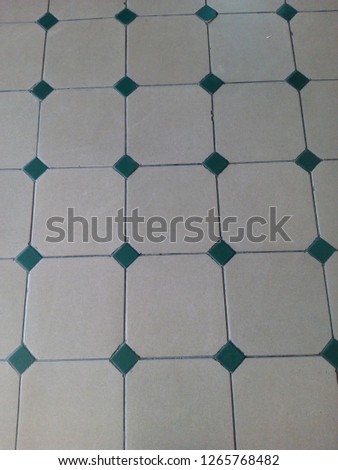 Concrete floor tiles Various patterns, background